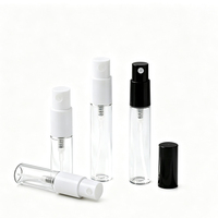 Pengiriman Cepat Promo Terbatas Botol Parfum 1ml 2ml 3ml 5ml Botol Sampel Kaca Dengan Pompa Semprot Plastik Botol Tester Mini