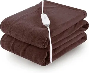 Super Cozy Soft Heated Throw Blanket Electric Heated Throw 50" x 60" Reversible Polar Fleece electronic blanket