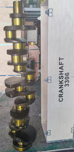 เพลาข้อเหวี่ยงความแข็งสูง 4N7693 4N-7693 ขัดเงาอย่างแม่นยำ พร้อมเฟืองสำหรับเครื่องยนต์ CAT 3306 3306B - Product Image 3