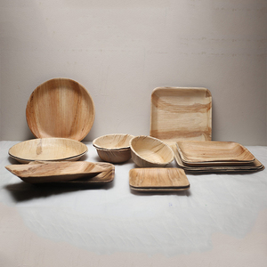 Commercio all'ingrosso sostenibile all'aperto barbecue picnic festa di nozze Eco Friendly naturale biodegradabile ciotola usa e getta piatti <span class=keywords><strong>set</strong></span> di stoviglie - Product Image 5