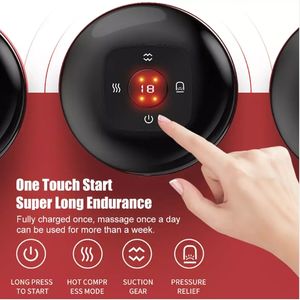 Juego de Masajeadores Eléctricos de Silicona de Alta Calidad para Terapia de Ventosas, Dispositivo de Ventosas Inteligente y Moderno para Masaje Corporal y Gua Sha - Product Image 6