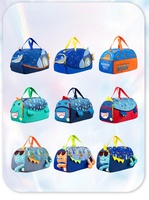 Sac de voyage en toile à motif de licorne de dessin animé très vendu, adorable sac de rangement de voyage en 3D pour enfants