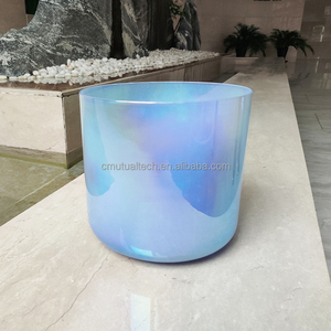 ขันคริสตัลควอตซ์ใส Q're Cosmic Clear ความบริสุทธิ์ 99.99% ความถี่ 432/440Hz สีไล่ระดับ สำหรับการทำสมาธิและโยคะ - Product Image 1