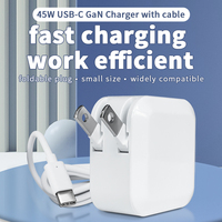 45W USB C AC DC Chargeur 5V 2A 20V 2.25A Ordinateur Portable PD Chargeur Type-c PD Adaptateur Pour Dell/Hp/Lenovo/huawei