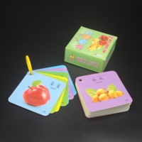 Cartes éducatives personnalisées pour enfants, apprentissage de l'alphabet anglais, cartes cognitives pour bébés, éducation précoce pour les tout-petits