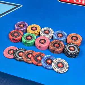 Jetons de poker en céramique EPT de qualité casino, faible MOQ, 10g, logo personnalisé, étanches, 39mm, pour Texas Hold'em, haute qualité, non toxiques - Product Image 2