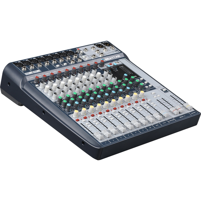 New 12CH Signature Audio Sound System Dj Mixing Board Audio Mixer with 48V With Phantom Power