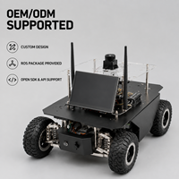 Kits de développement de châssis de robot mobile autonome UGV AMR avec navigation industrielle par IA, ROS et SLAM, et écran tactile intelligent