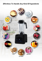 2.5L 2000W Zware Multifunctionele Elektrische Touchpad Commerciële Blender Voor Fruit Sap Groenten Smoothie