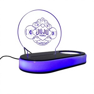 Factory Custom Led Illuminated Beer Bottle Glorifier Display for <b>Bar</b> Acrylic display stand - Product Image 1