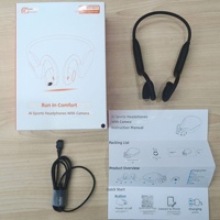 Caméra Intelligente Transfrontalière pour Écouteurs, Résolution 8MP, Enregistrement Photo/Vidéo, Fonctionnalité de Traduction, Réduction du Bruit