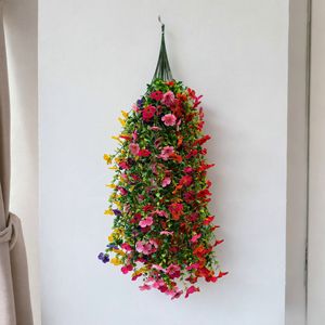 Artificial Flower Wall Hanging Plastic <b>Eucalyptus</b> Decor For Home Garden Decoration - Product Image 1