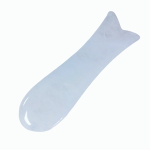 เครื่องมือขูดกัวซาหางปลาคริสตัลสีขาว ชุดอุปกรณ์นวดกดจุดสปา - Product Image 3