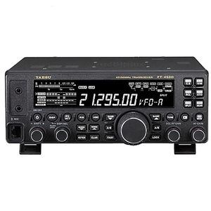 วิทยุสื่อสาร YAESU FT-450D VHF 100W แบบสองย่านความถี่ ดิจิตอล สำหรับรถยนต์ คลื่นสั้น ซิงเกิลไซด์แบนด์ ระยะ 50 กม. - Product Image 1