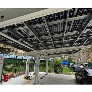 Structure de carport solaire en acier galvanisé robuste, résistante aux fortes charges de neige, pour centre commercial, logistique et parking - Product Image 3