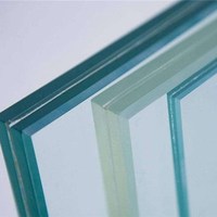Fabricant de verre artistique feuilleté trempé double couche coloré pour garde-corps d'escalier, ignifuge et dégradé givré