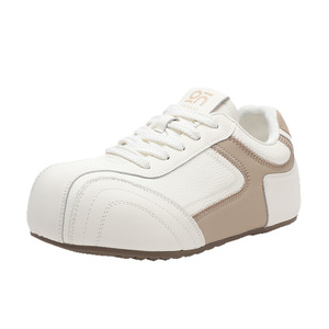 Invisible Heightening White <b>Sneakers</b> - 2026 Spring New Design - Versatile Big-Toe Shoes - Original Round-Topped Walking Shoes - Product Image 3