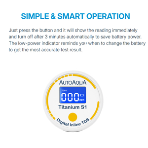 Titanium S1-TDS-100S Test Monitor Can Measure the Quality of Tap Water or RO/DI Water Instantly <strong>and</strong> Keep <strong>Your</strong> Aquarium Healthy. - Product Image 3