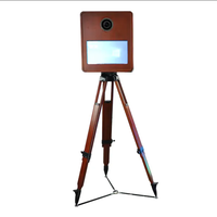 Vintage Leichtgewichtiger DSLR-Kamera-Drucker Fotoautomat Touchscreen iPad-Kompatibel