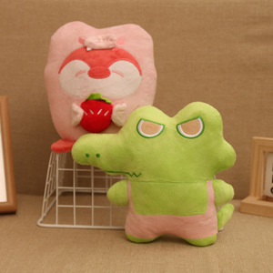 Peluche de petit crocodile de dessin animé, divers porte-clés animaux en peluche - Product Image 2