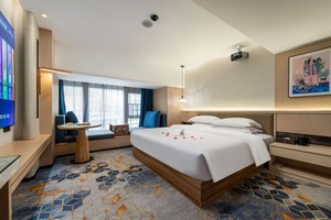 SHIYI fábrica profesional moderna muebles de dormitorio de madera personalizado de lujo Hilton 5 estrellas <span class=keywords><strong>Hotel</strong></span> <span class=keywords><strong>y</strong></span> muebles de apartamento - Product Image 5