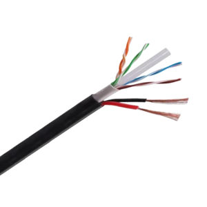 Câble LAN à <span class=keywords><strong>fibre</strong></span> optique FTTX PVC LSZH PE Câble réseau de catégorie 6 non blindé avec cordon d'alimentation - Product Image 1