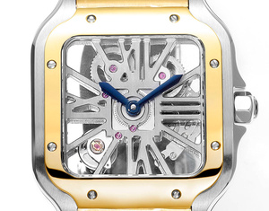 Montre mécanique automatique élégante et tendance, cadran entièrement ajouré, bracelet détachable rapide et remplaçable, boîtier en acier inoxydable - Product Image 4