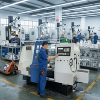 Máquina de Hilado CNC de un Solo Eje y un Solo Tornillo, Maquinaria CNC Automática para Productos Metálicos de Acero Inoxidable y Aluminio