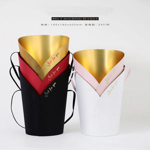 Bolsa de embalaje de flores, cubo grande con escote en v, organizador de flores - Product Image 1