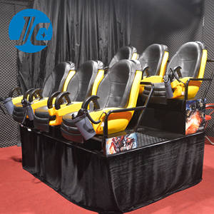 كرسي محاكاة سينما الحركة التجارية 5D مع تكامل VR منصة متحركة 6 محاور اهتزاز متزامنة وتأثيرات الرياح - Product Image 2