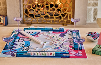 Jeu de tuiles de Mahjong américain en acrylique monocouche blanc brillant, série Insectes sur mesure, couleur UV, pour divertissement festif