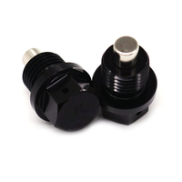 Bouchon de vidange magnétique en alliage d'aluminium pour transmission automobile, vis de carter d'huile modifiée M12x1.5 / M14x1.5, vente chaude
