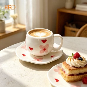 Tasse à café en céramique esthétique à motifs variés, petite tasse à lait <span class=keywords><strong>pour</strong></span> <span class=keywords><strong>la</strong></span> <span class=keywords><strong>cuisine</strong></span> domestique - Product Image 6