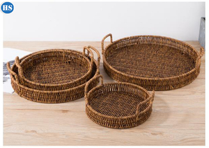 Polywicker rotin <span class=keywords><strong>fruits</strong></span> pain <span class=keywords><strong>panier</strong></span> plateaux <span class=keywords><strong>livraison</strong></span> rapide à la main - Product Image 6