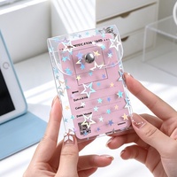 20 Buah Kantong Binder Bening dengan Kantong Binder Kancing Jepret Tas Arsip Tempat Kartu Amplop Anggaran PVC Transparan