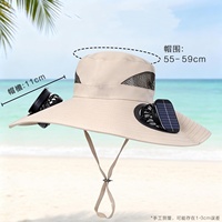 Chapeau de pêche multifonctionnel portable à énergie solaire pour l'été, avec ventilateur intégré pour la pêche à la carpe et la randonnée en extérieur – Offre Spéciale