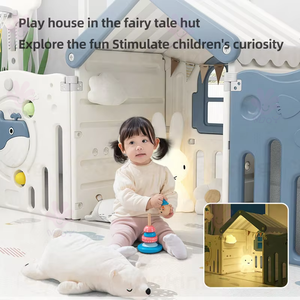 Parc pour bébés <span class=keywords><strong>Master</strong></span> Style Para Bebe Cartoon Corsair Indoor Hdpe Activity Center Grand parc pour bébés avec barrière de sécurité - Product Image 3