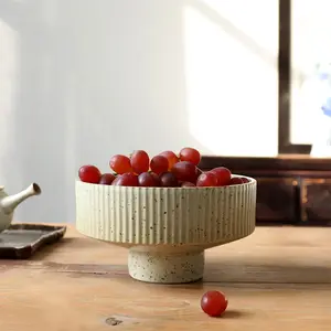 Белая цилиндрическая керамическая ваза, Настольная Ваза, глазурованная керамическая ваза, набор из 2 предметов для украшения рабочего стола, гостиной