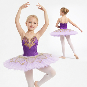 Tutu de ballet classique Lilac Fairy pour filles, tutu de scène fait main, costume de ballet professionnel pour ballerine - Product Image 3