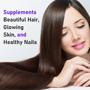 Private Label Hair Skin and Nails Vitamins Capsules with Vitamin B6 Supports Normal Provides Growth Factors For Skin Elasticity - Product Image 6