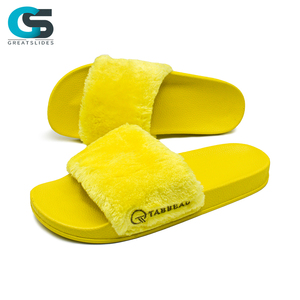 Greatshoe scivoli per sandali pelosi da donna in pelliccia sintetica <span class=keywords><strong>peluche</strong></span> traspirante di alta qualità per donna - Product Image 2