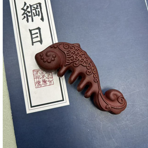 Handmade Blended Incense <b>Beads</b> Inlaid Wooden Comb Chinese Style Portable Aromatherapy Comb Massage Hair Care Comb Gift - Product Image 6