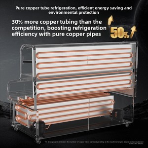 Congelador de exhibición abierto YINZHENG comercial de tres temperaturas para <span class=keywords><strong>supermercados</strong></span>, carne y alimentos preparados, para tiendas - Product Image 3