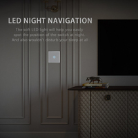 Interrupteur intelligent à écran tactile électrique Hooanke Tuya WIFI avec télécommande, norme UE/UK