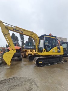 Excavadora pequeña usada de bajo precio y bien mantenida, Komatsu PC130 PC120 PC200, excavadora de segunda mano para ingeniería civil. - Product Image 1