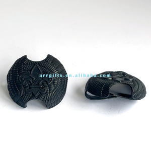 All'ingrosso Logo di alta qualità Custom <span class=keywords><strong>scout</strong></span> benemerire distintivo Woggle sciarpa anello da collo clip - Product Image 4