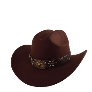 Sombrero de Vaquero para Mujer, Accesorio de Moda, Poliéster, Cálido, Resistente al Viento, Protección Solar, Diseño Original Primavera 2024, Copa Cónica - Product Image 5