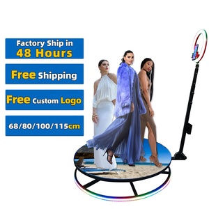 Kiosque rotatif automatique à 360 degrés, télécommande, photomaton commercial à 360 degrés, distributeur automatique, 80 cm - Product Image 2