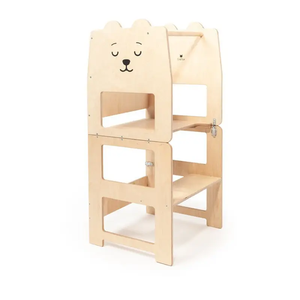 Diseño moderno plegable de madera cocina y baño torre de aprendizaje silla para niños pequeños para el hogar al aire libre y sala de estar uso - Product Image 1
