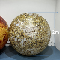 Ballon gonflable PVC personnalisé avec logo, planètes du système solaire, imperméable, pour décoration d'événements